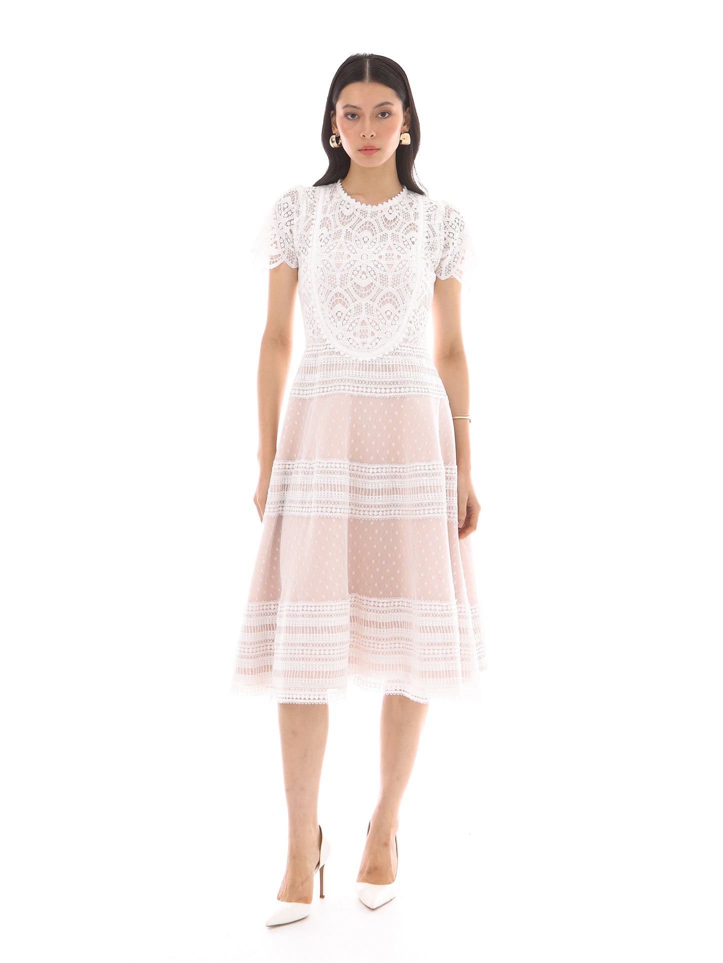 Palermo Dress in White