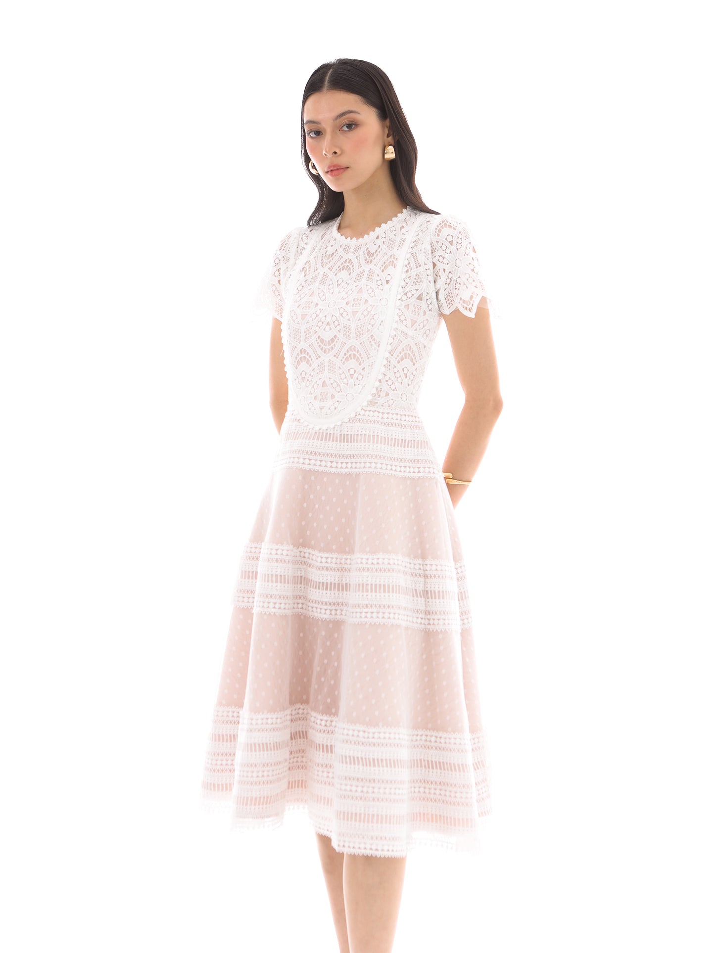 Palermo Dress in White
