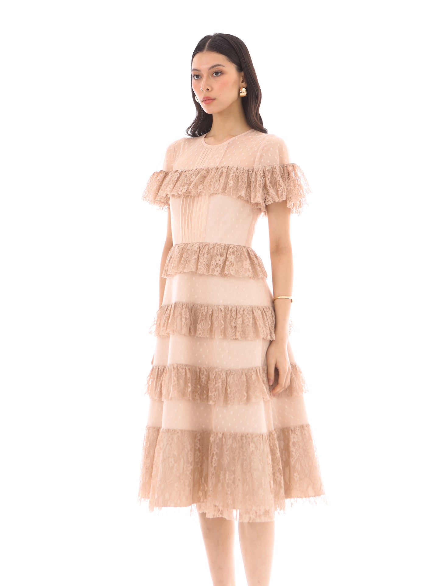 Zuri Dress in Nude