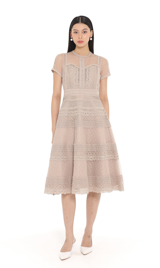 Noola Dress in Brown