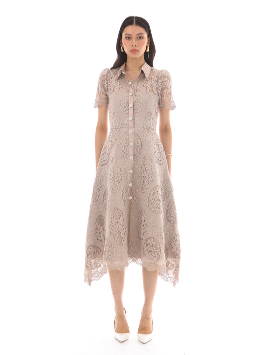 Noa Dress in Braun