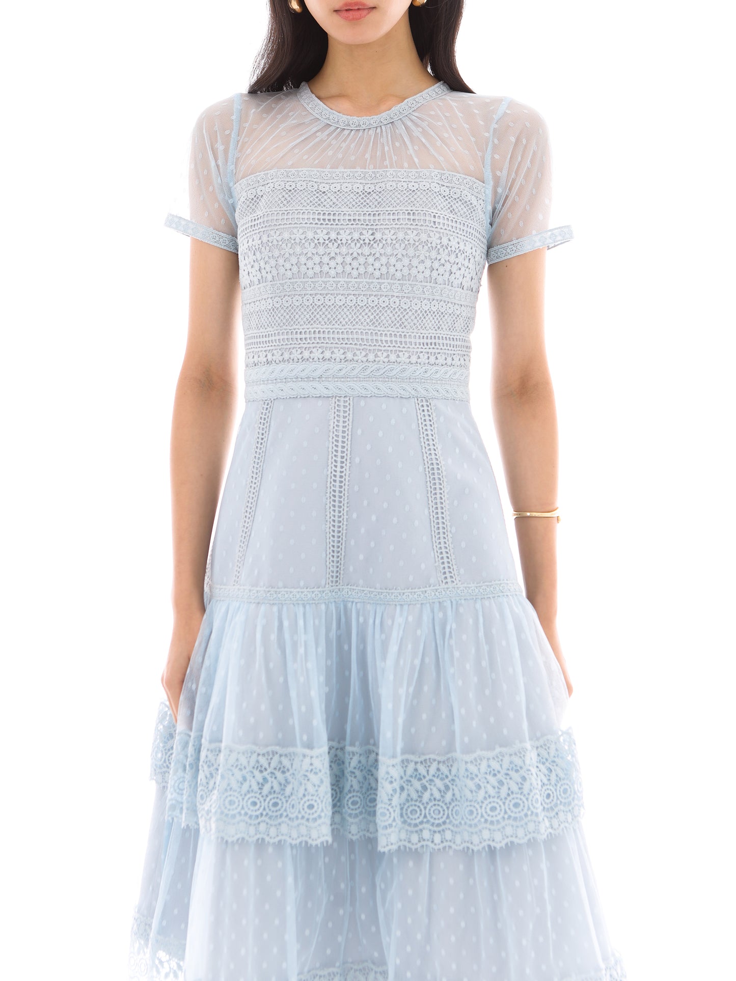 Carol Dress in Ash Blue