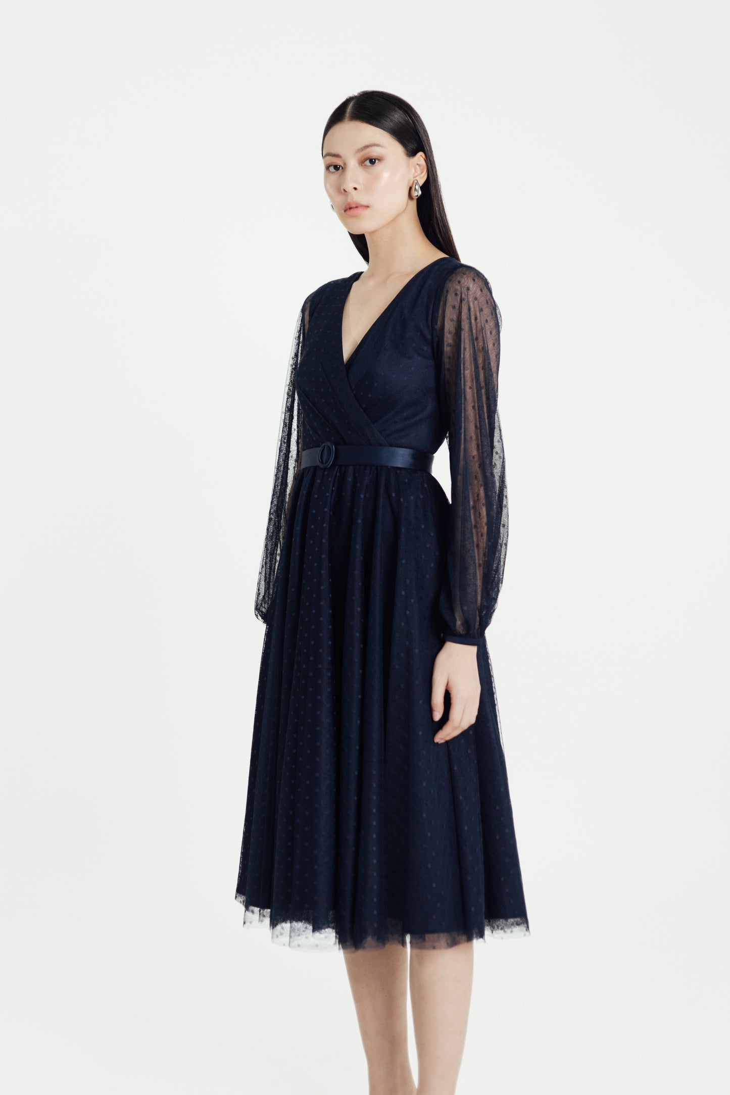 Frostine Dress in Navy