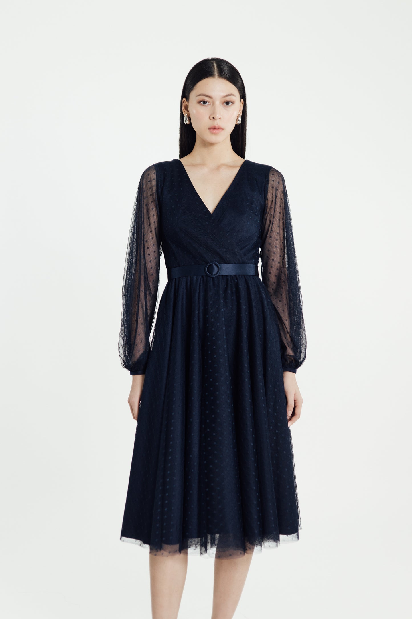 Frostine Dress in Navy