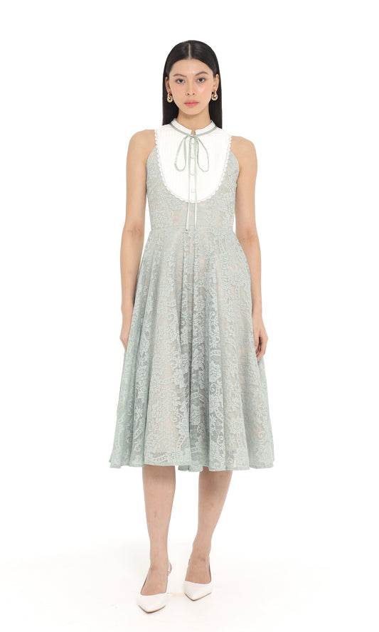 Clary Dress in Sage Green
