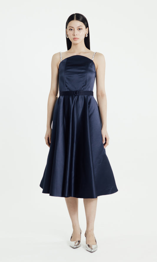 Amity Dress in Navy