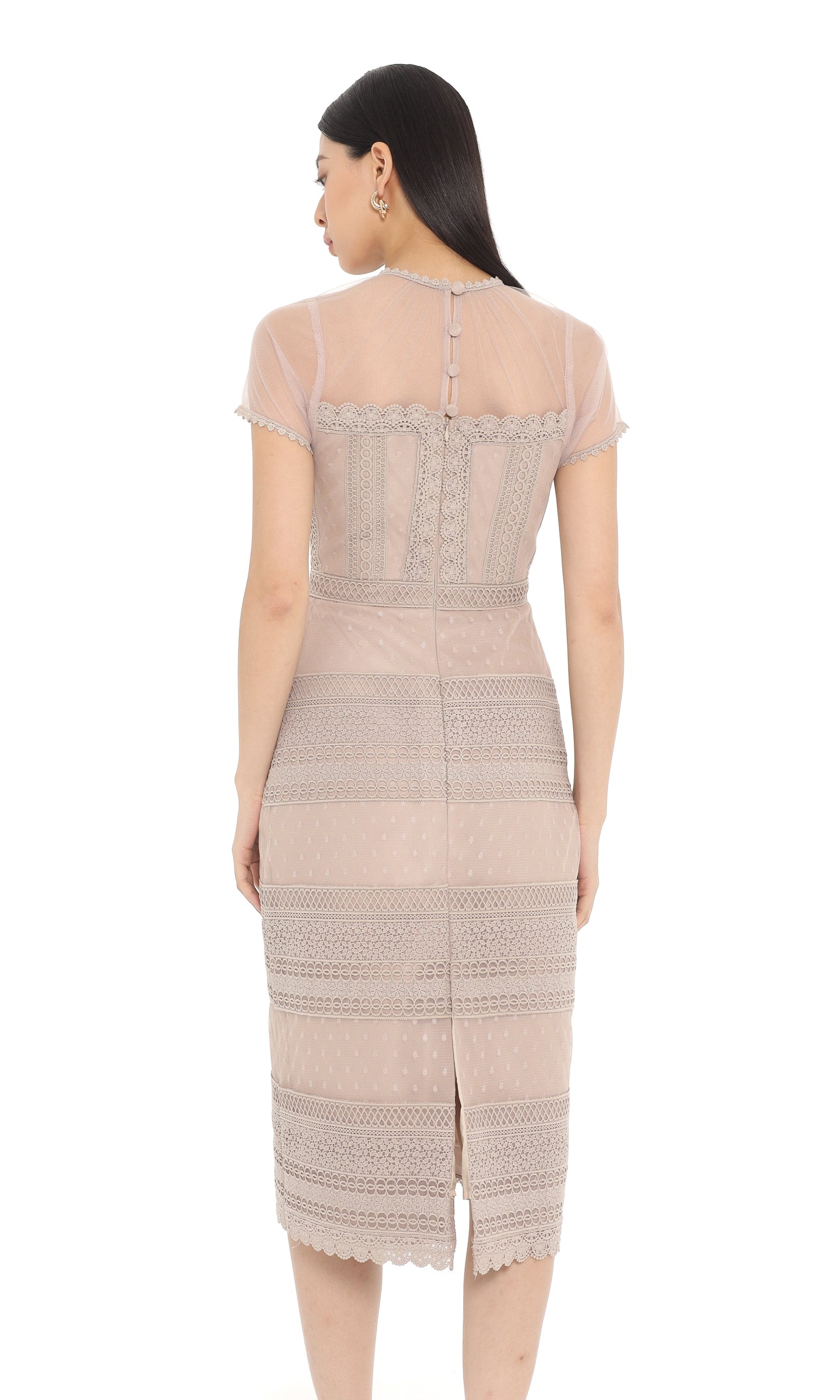Focal Dress in Brown
