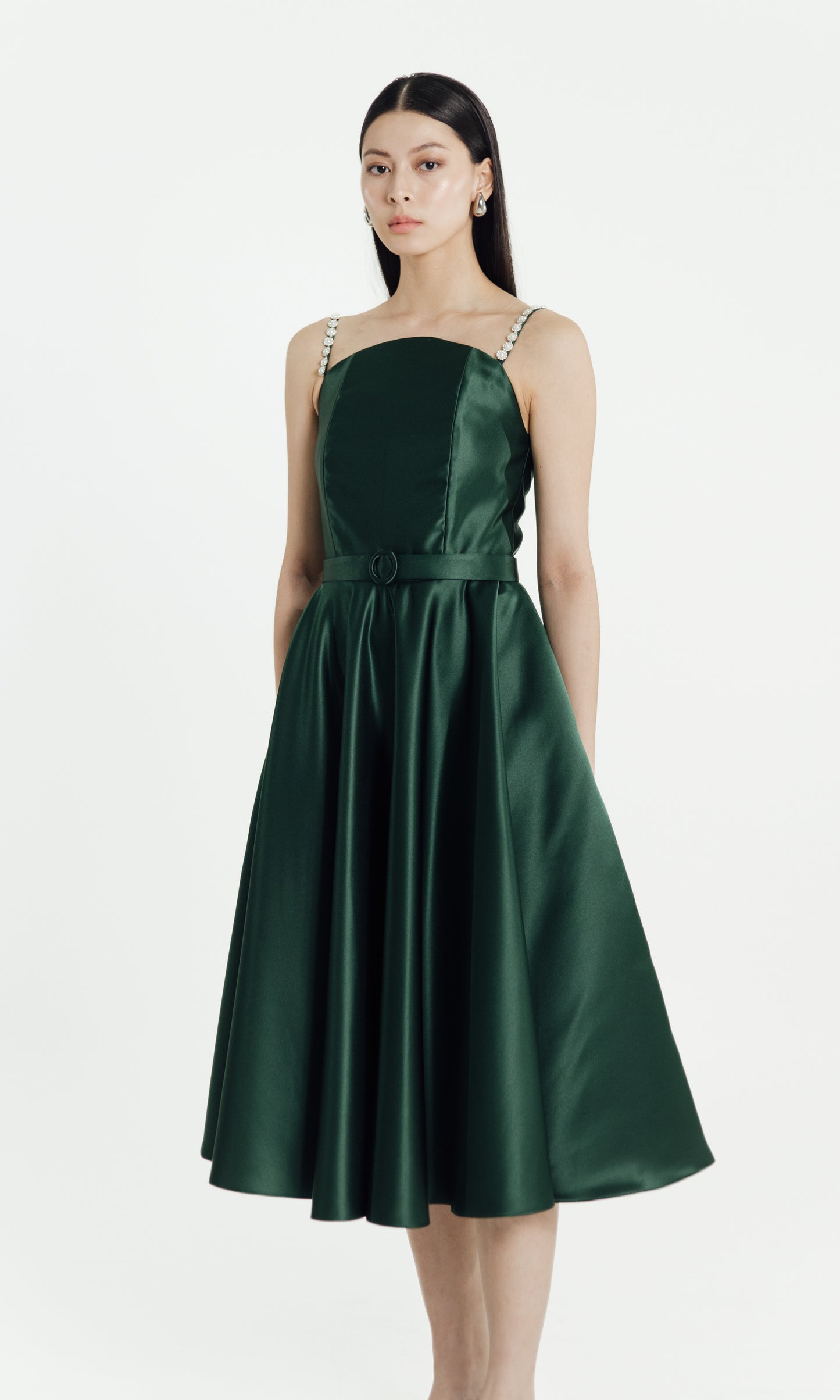 Amity Dress in Emerald