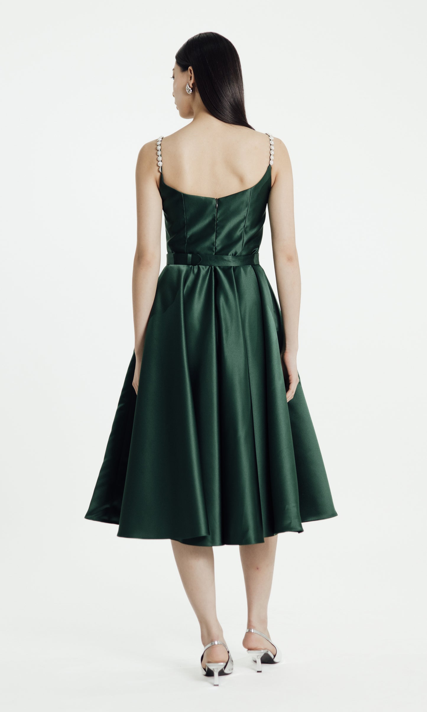 Amity Dress in Emerald