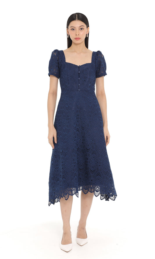 Olin Dress in Navy