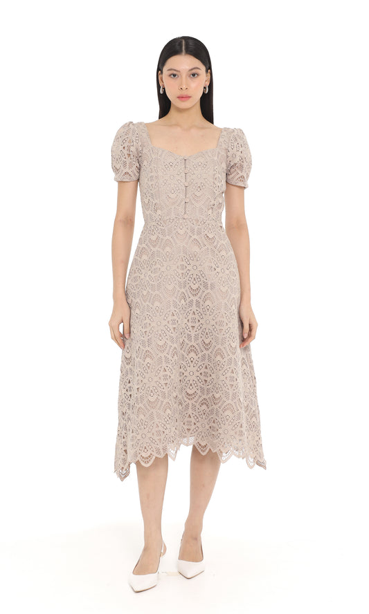 Olin Dress in Brown