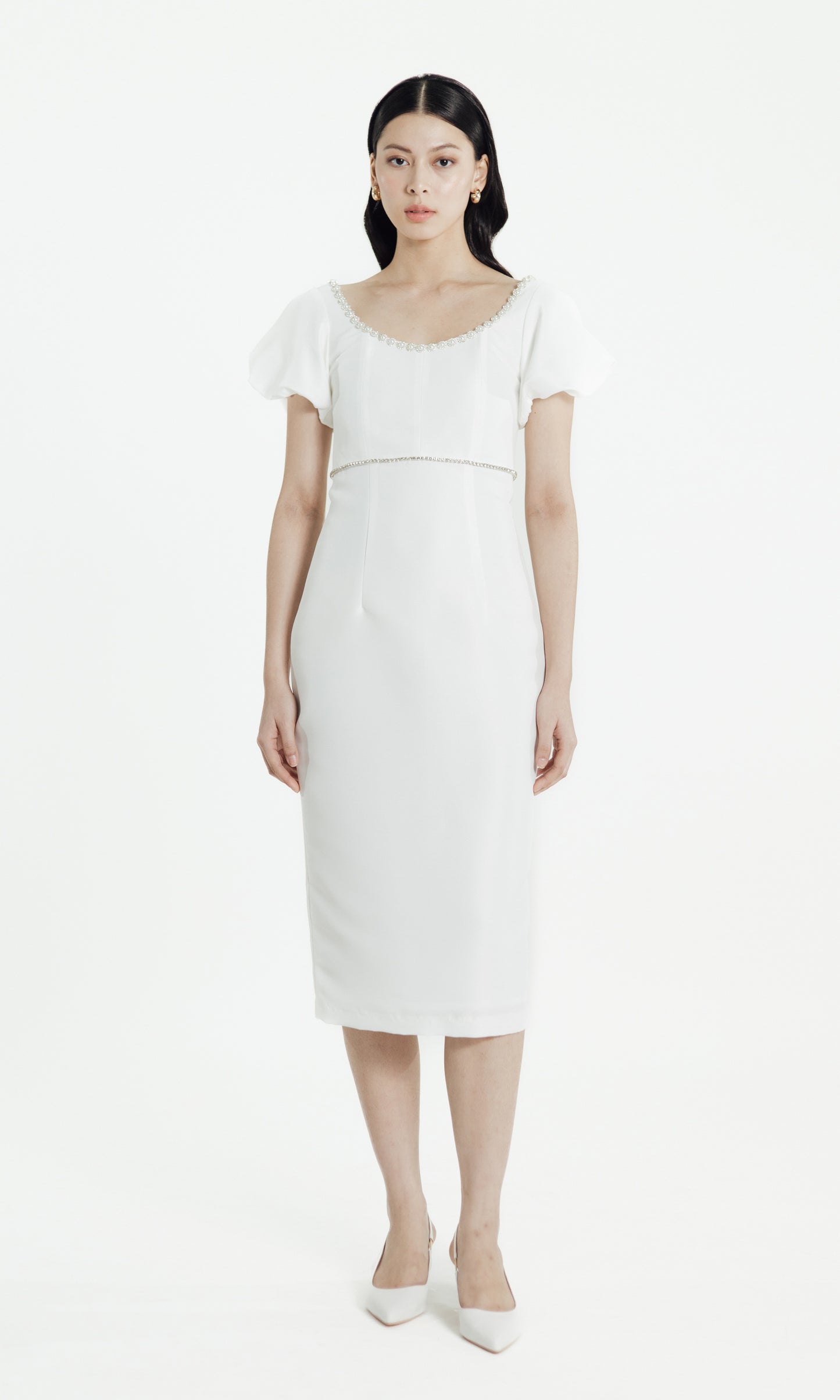 Nika Dress in White