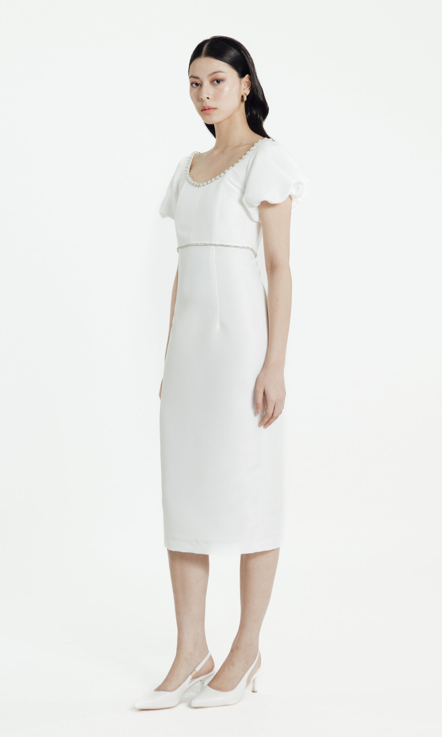 Nika Dress in White