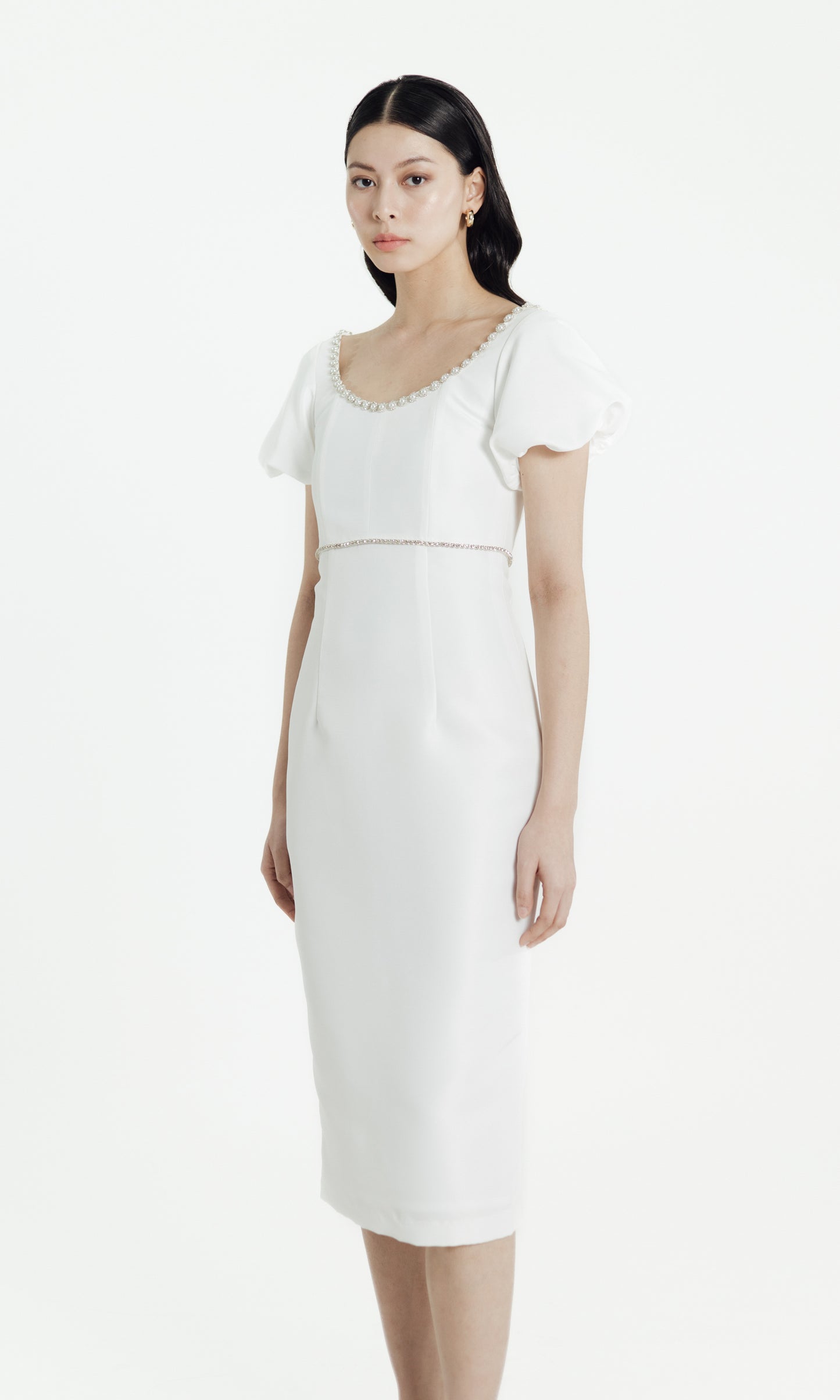 Nika Dress in White