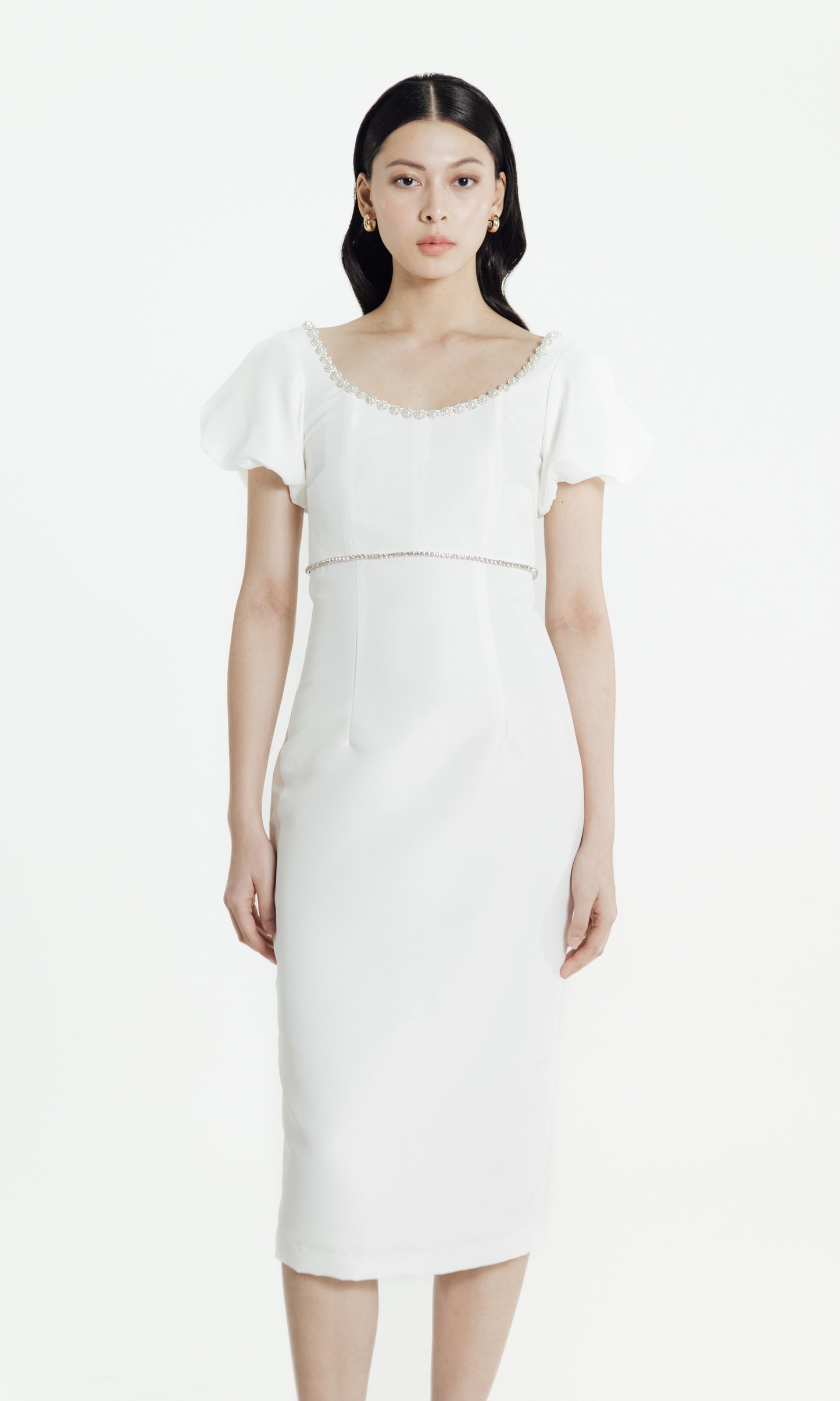 Nika Dress in White