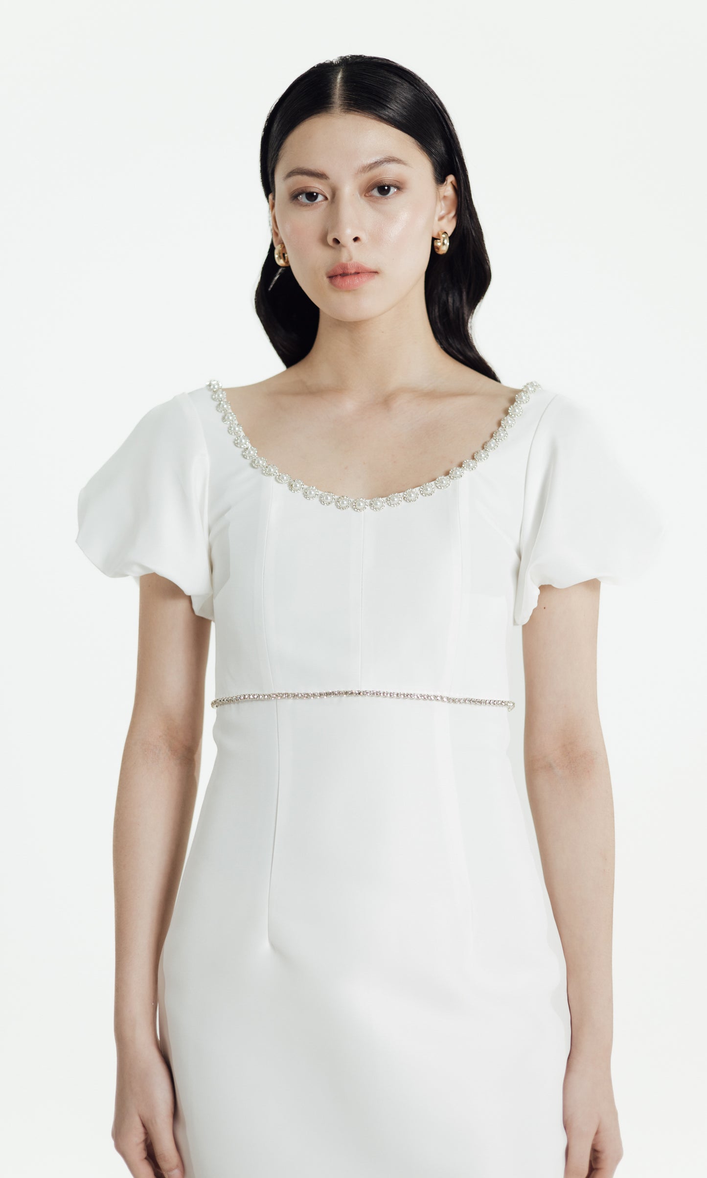 Nika Dress in White