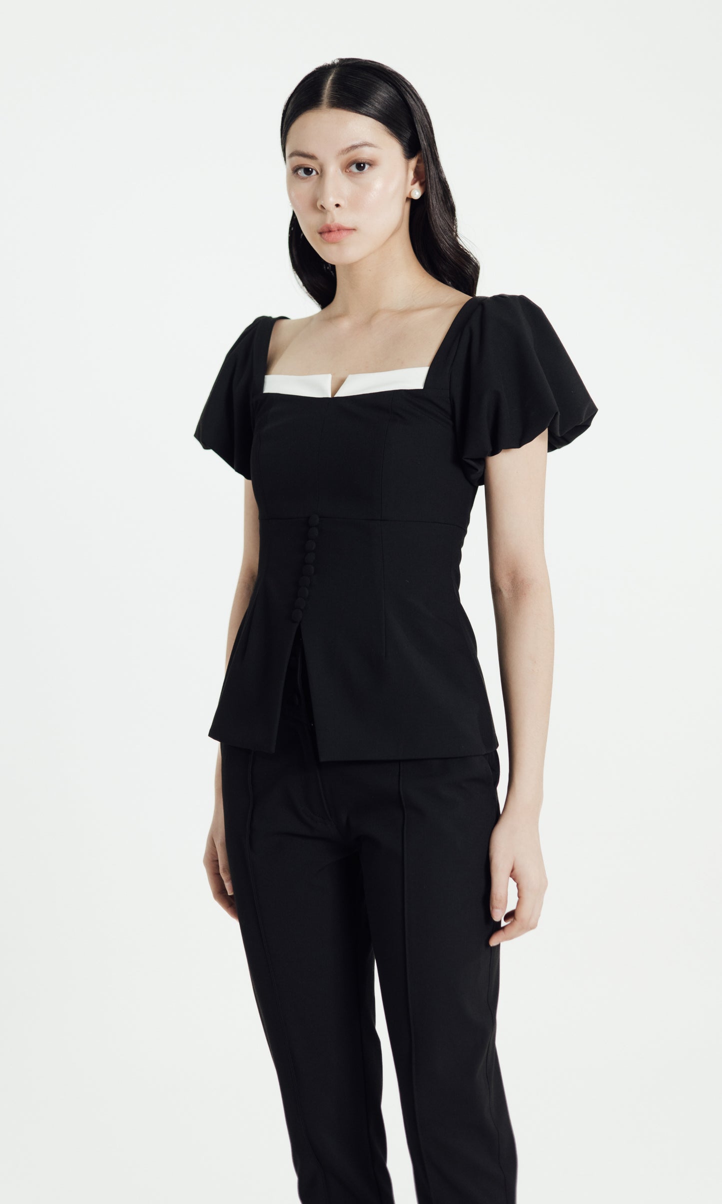 Glint Top in Black