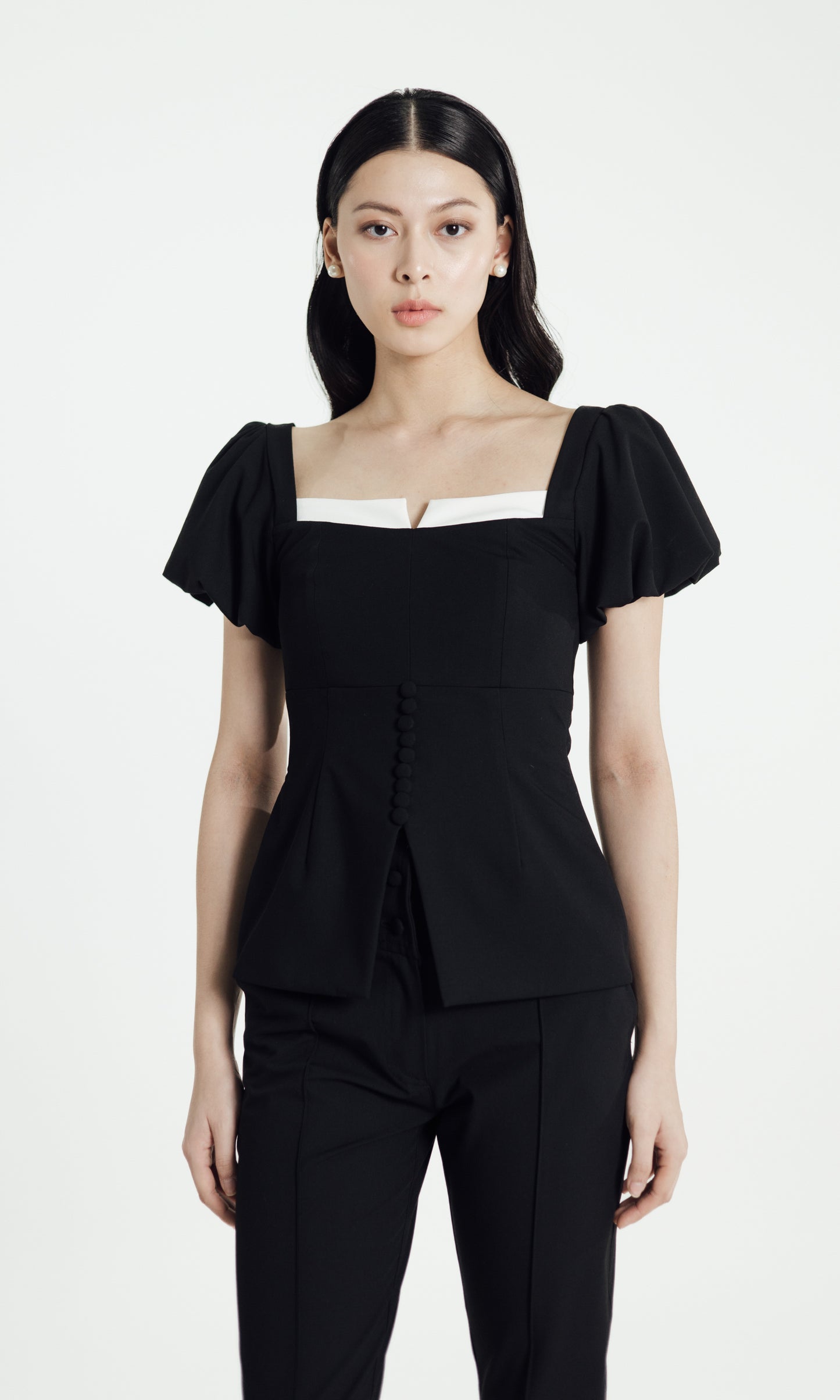 Glint Top in Black