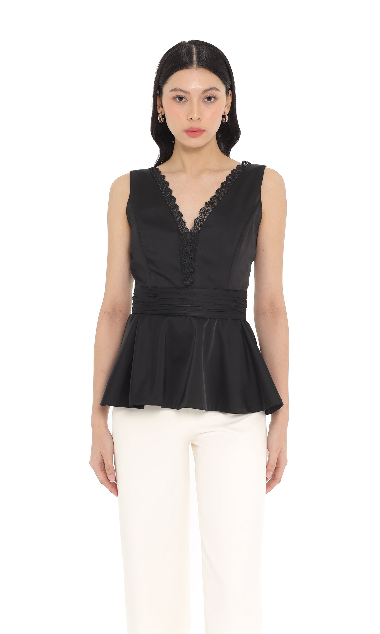 Cressida Top in Black