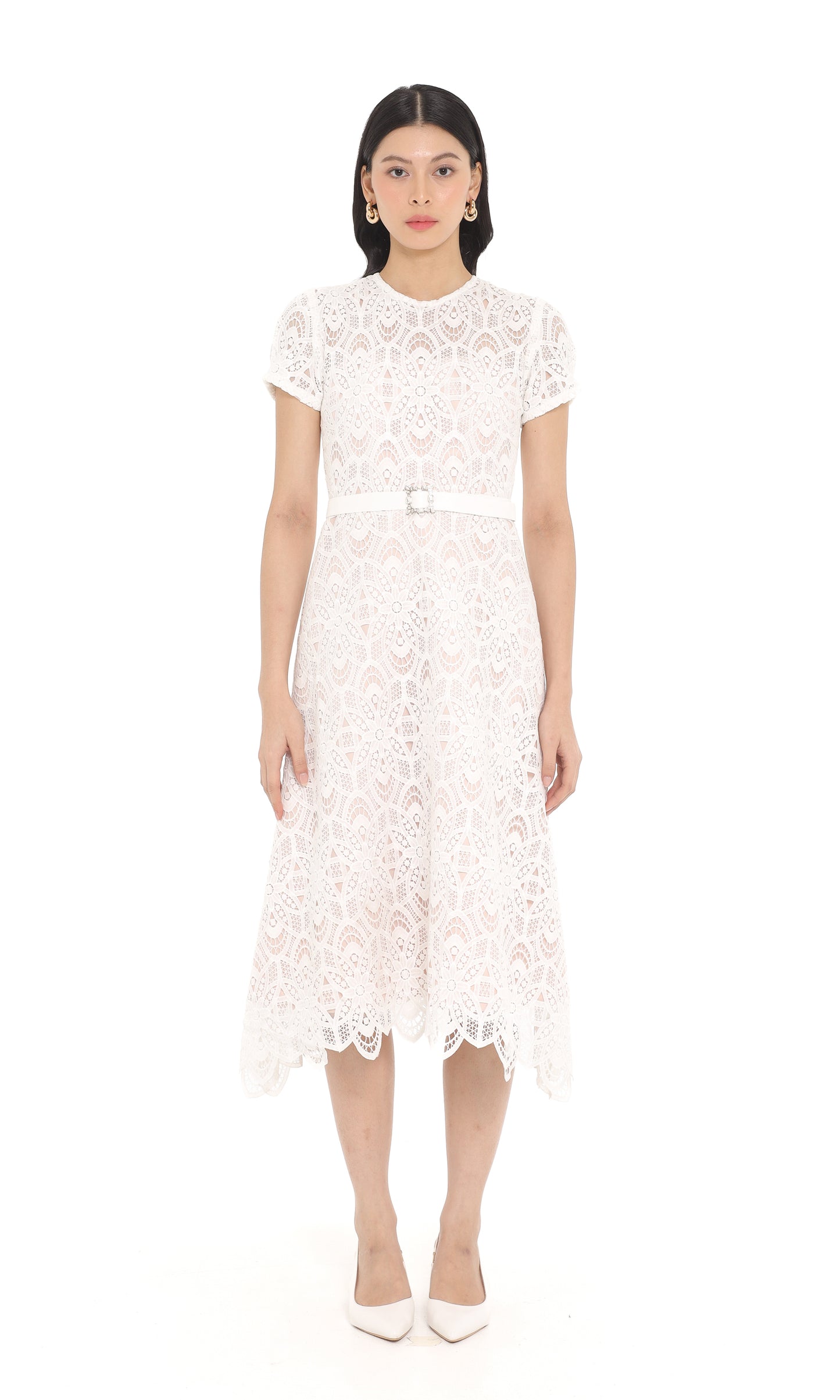 Lucienne Dress in White