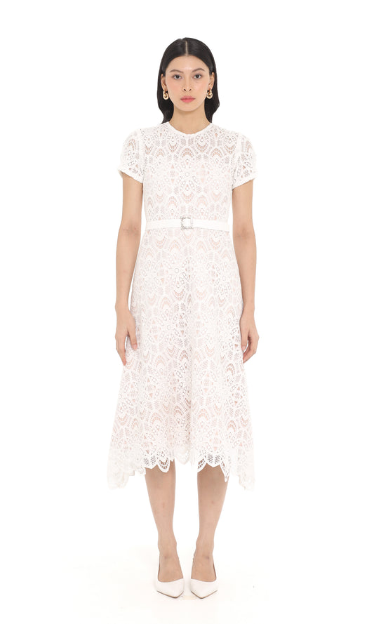 Lucienne Dress in White