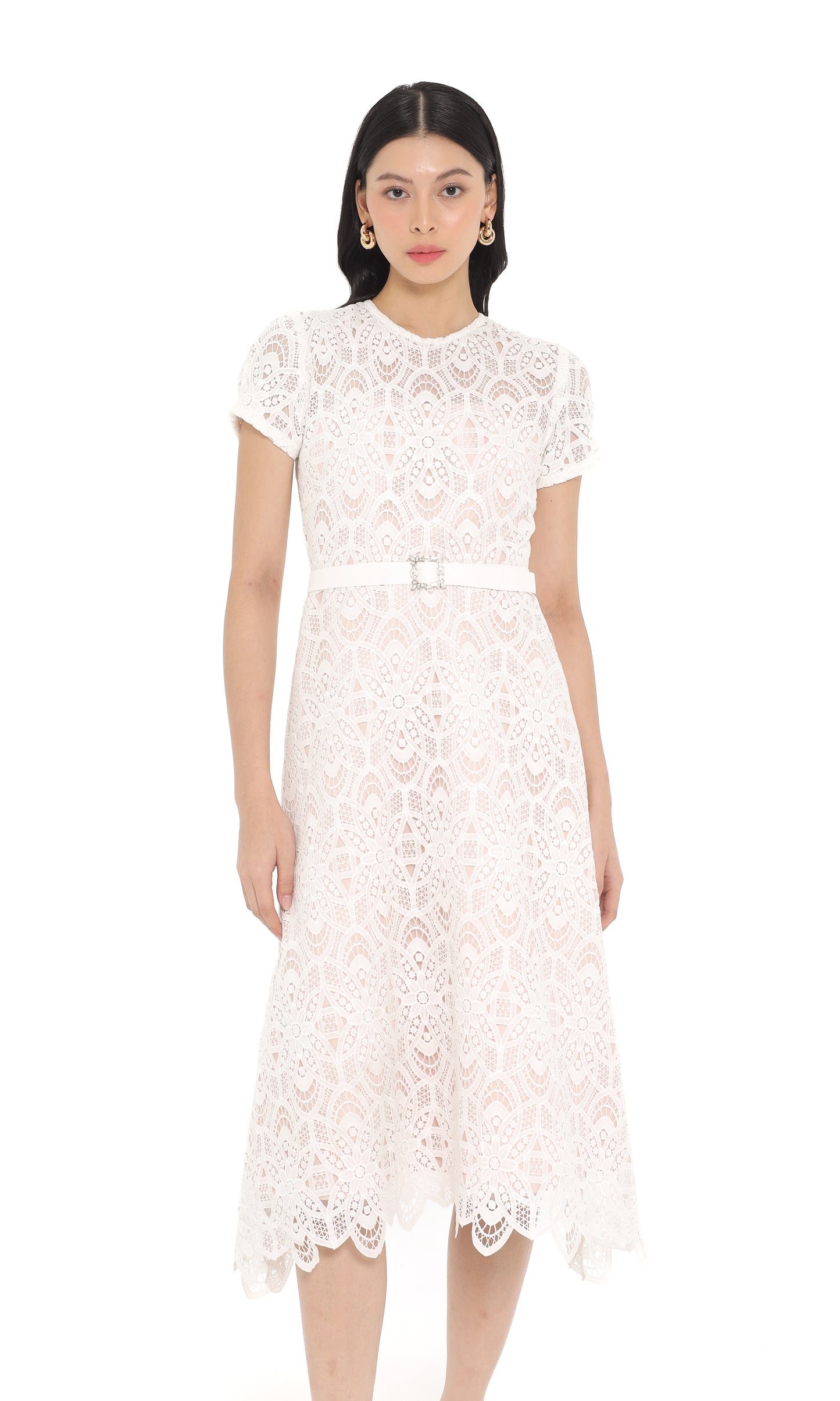 Lucienne Dress in White