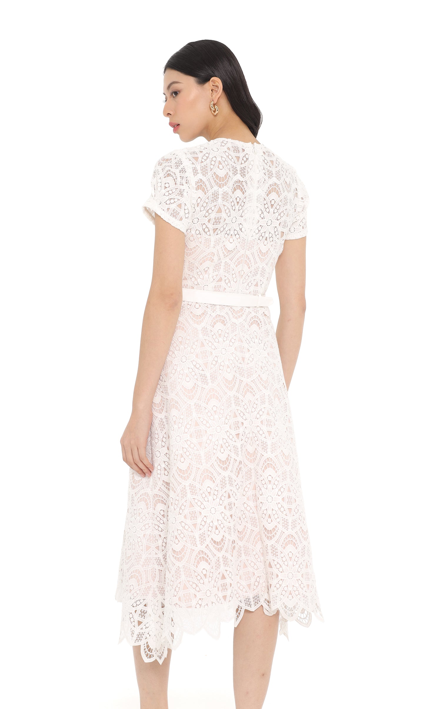 Lucienne Dress in White