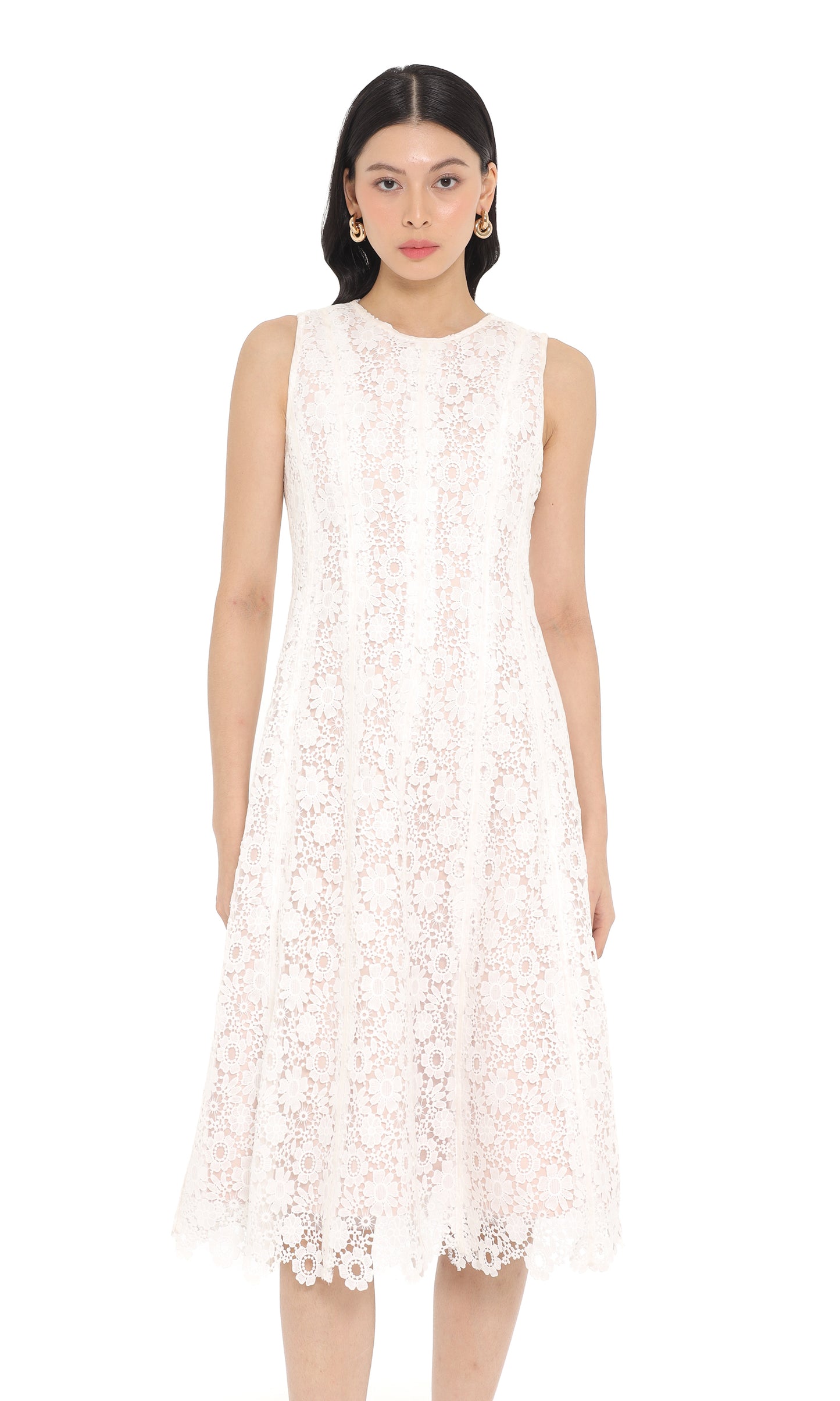 Morrie Dress in White