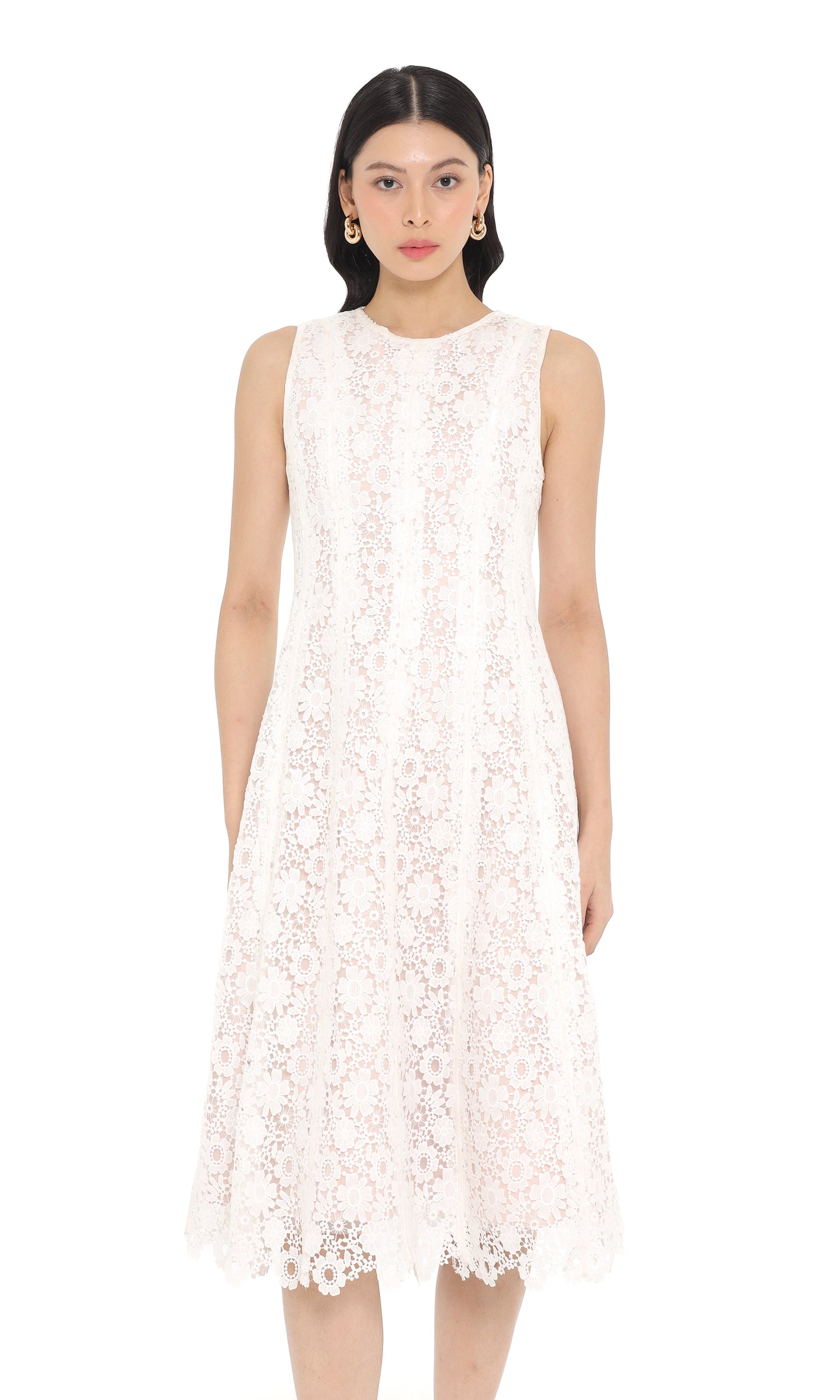 Morrie Dress in White