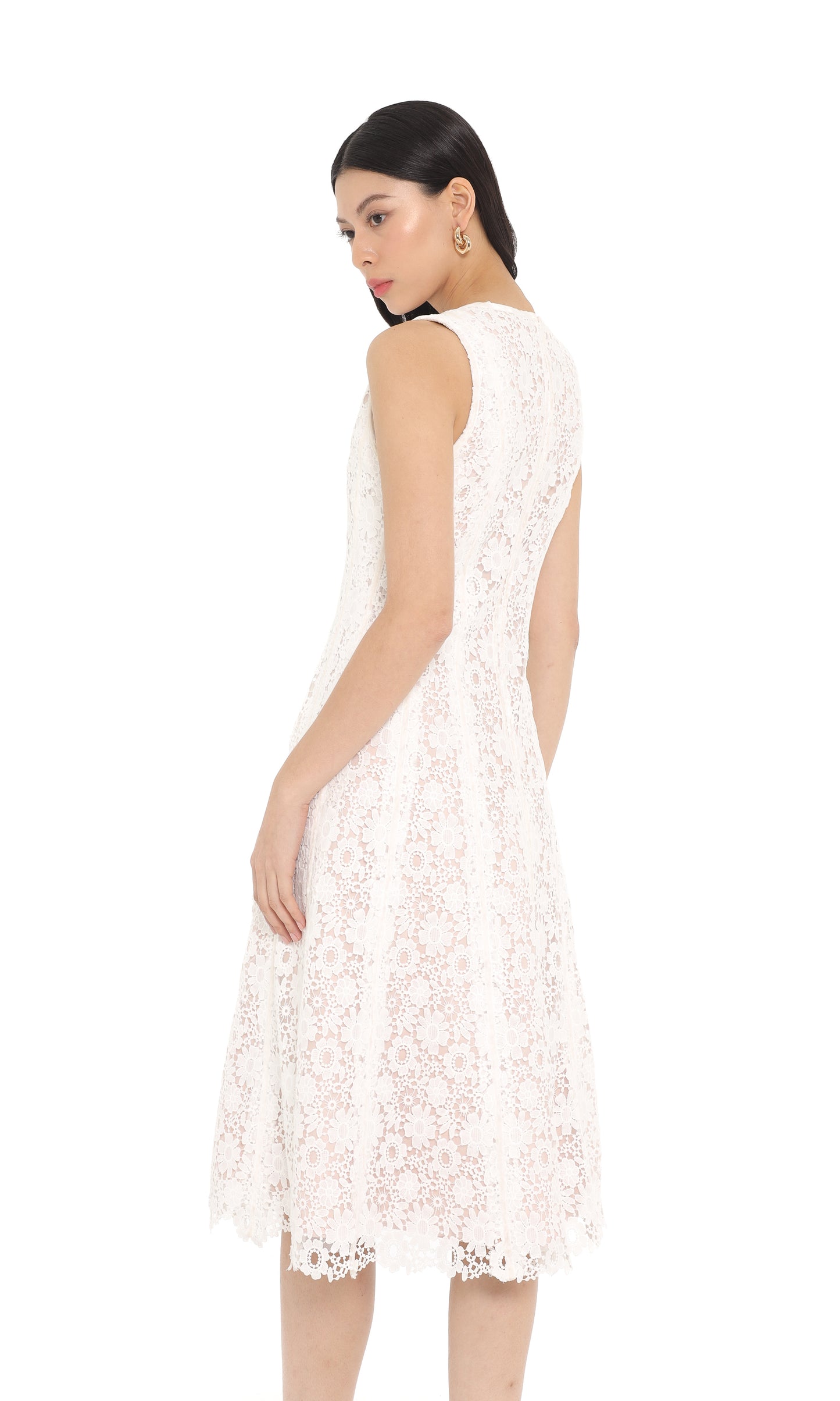 Morrie Dress in White