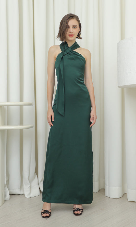 [READY STOCK] Angy Dress in Emerald