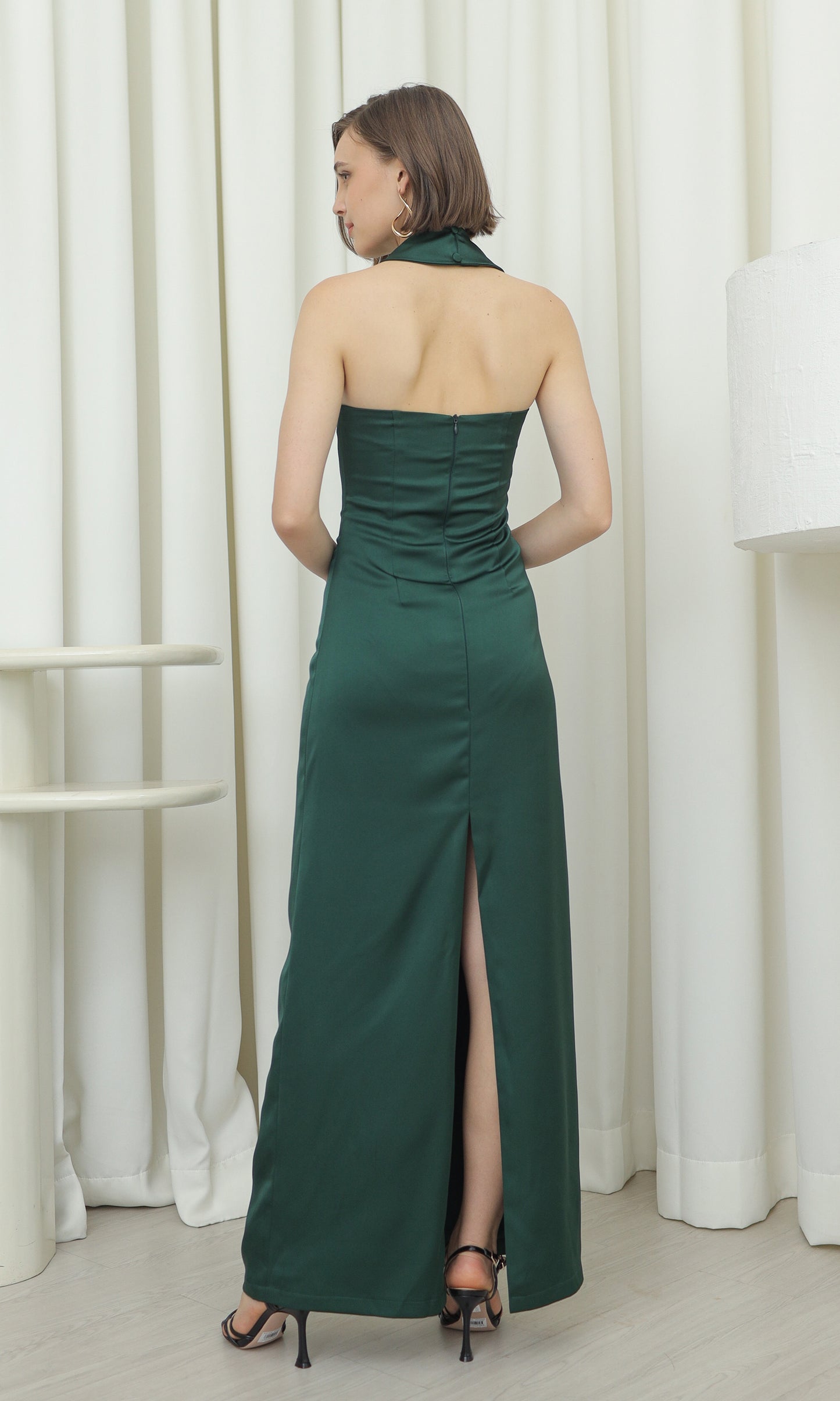 Angy Dress in Emerald