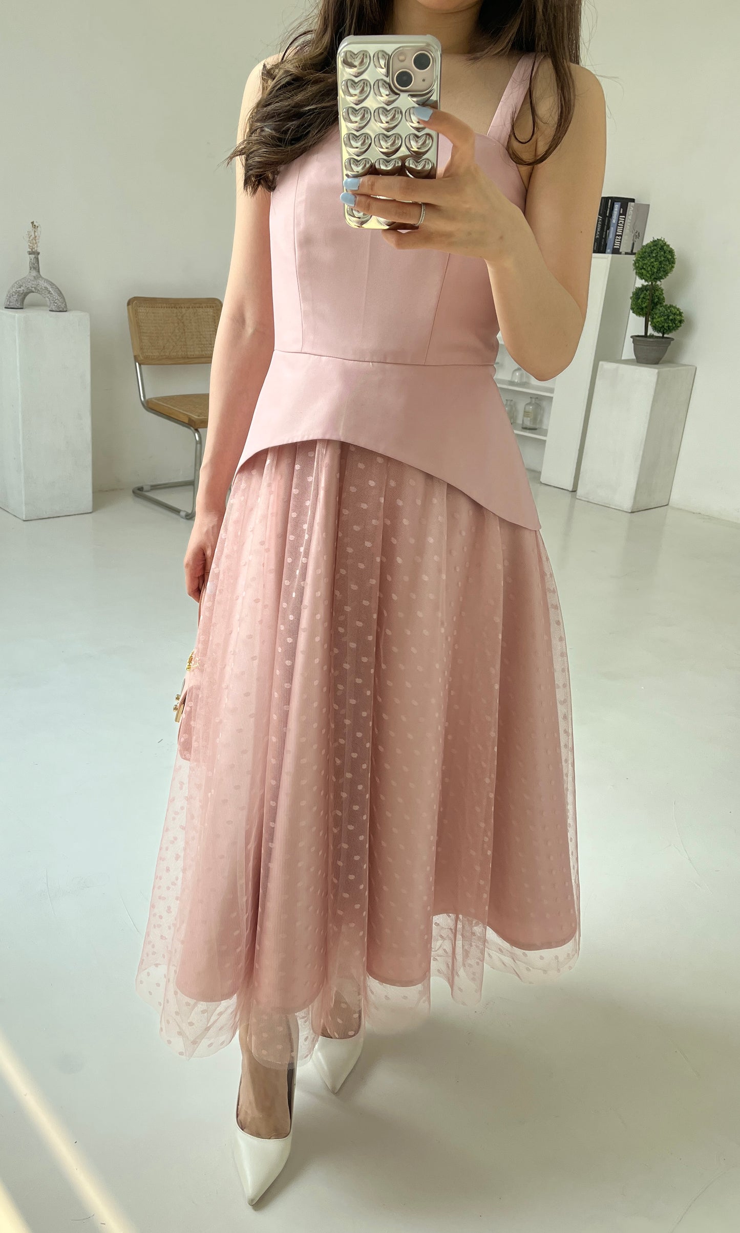 [READY STOCK] Evangeline Dress in Pink