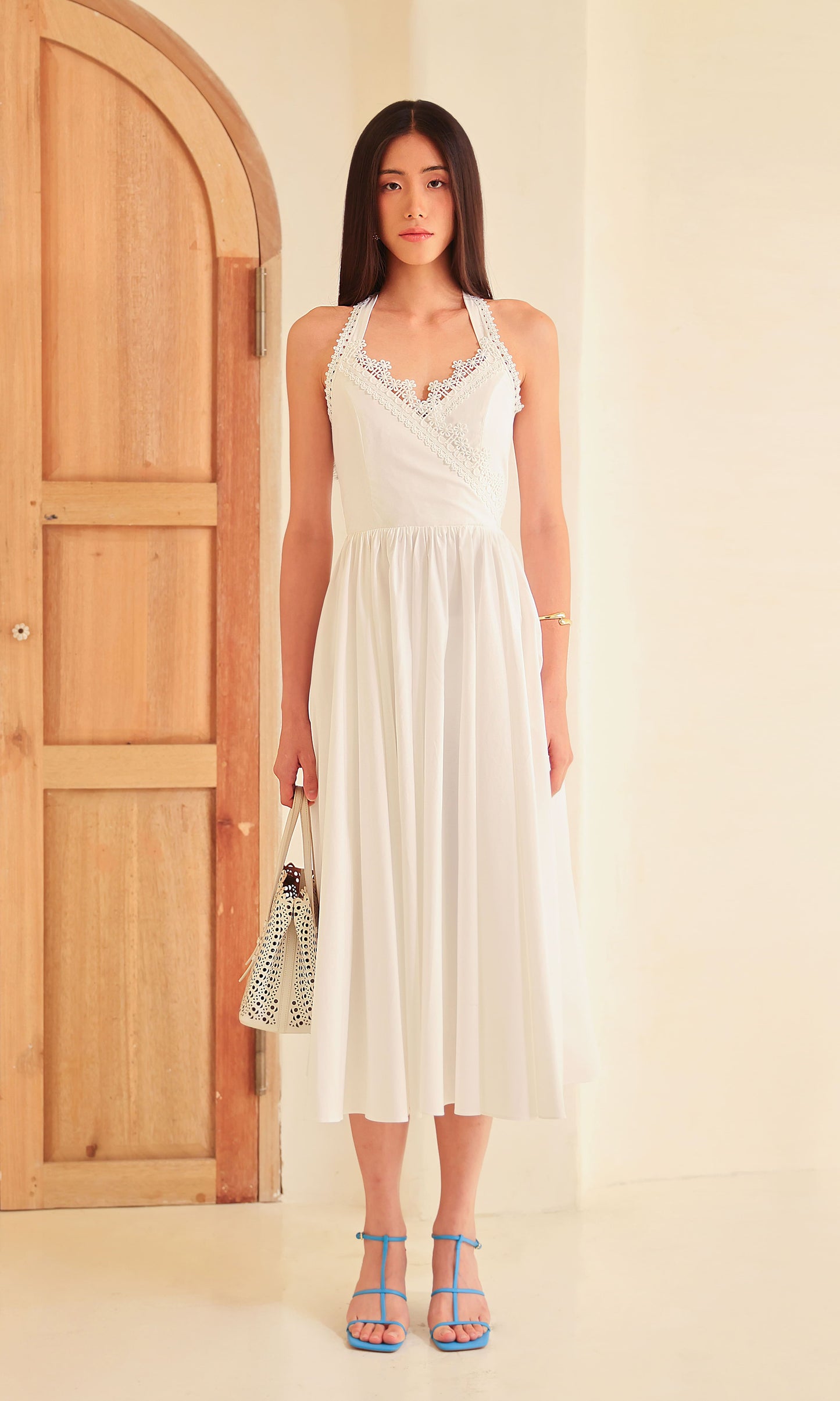Alani Dress in White