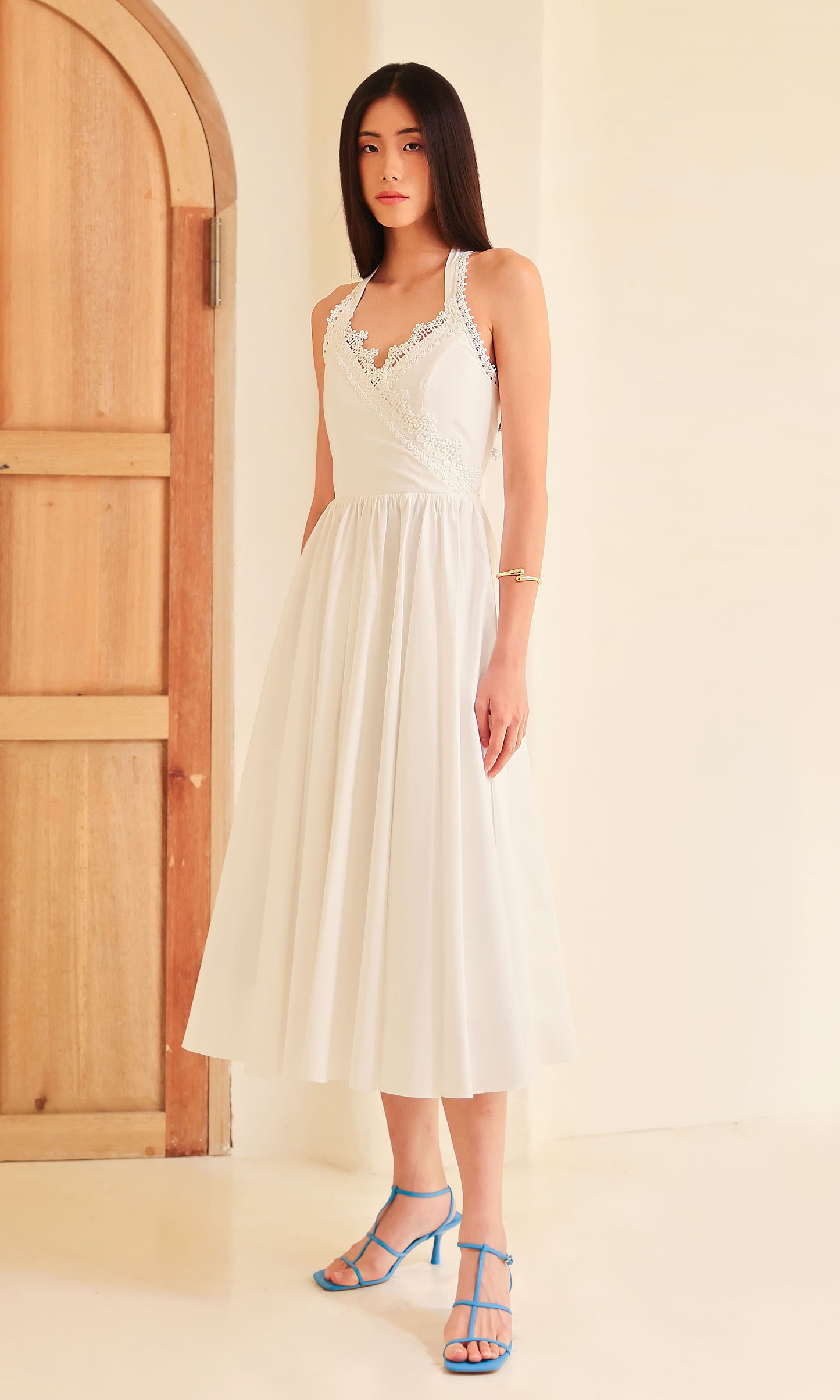 Alani Dress in White