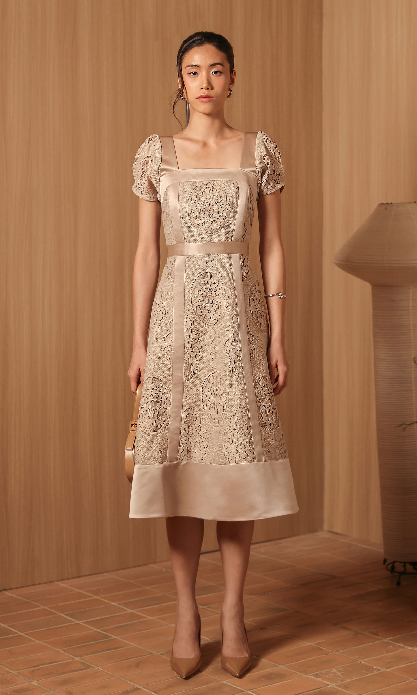 Capri Dress in Biscuit