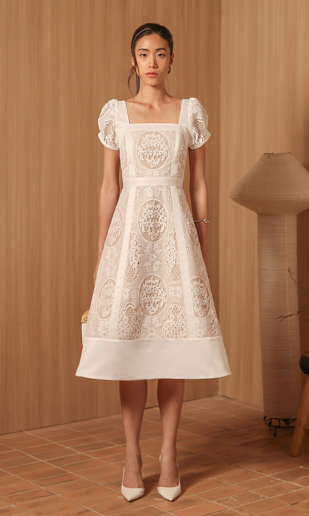 Capri Dress in White