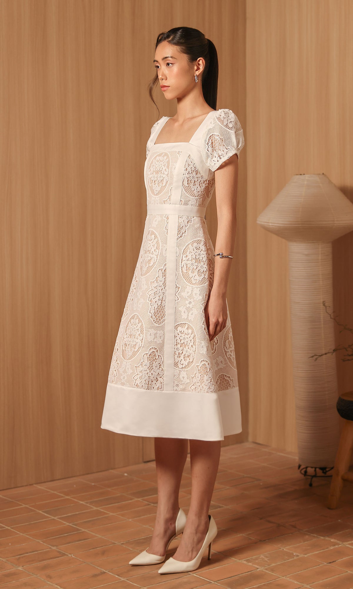 Capri Dress in White