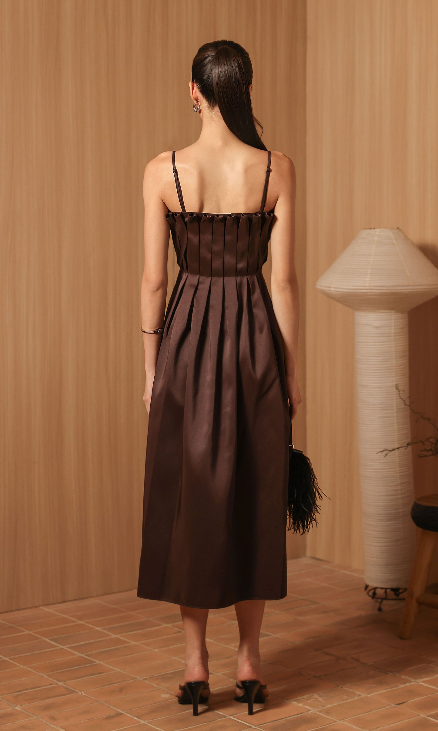 Emory Dress in Espresso