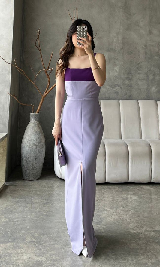 Norfolk Dress in Purple