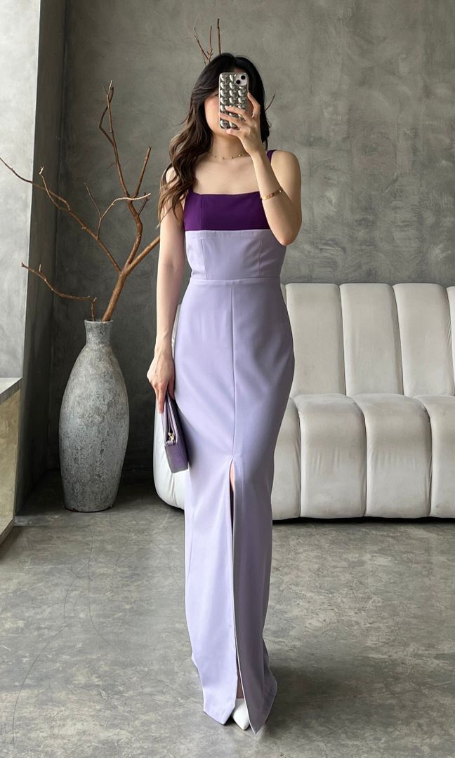 [READY STOCK] Norfolk Dress in Purple