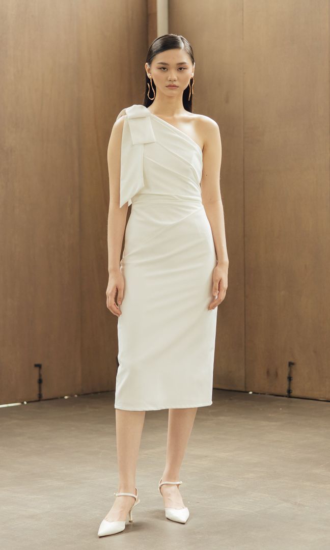 Escalet Dress in White