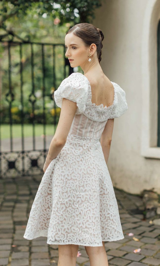 Sorrel Dress in White